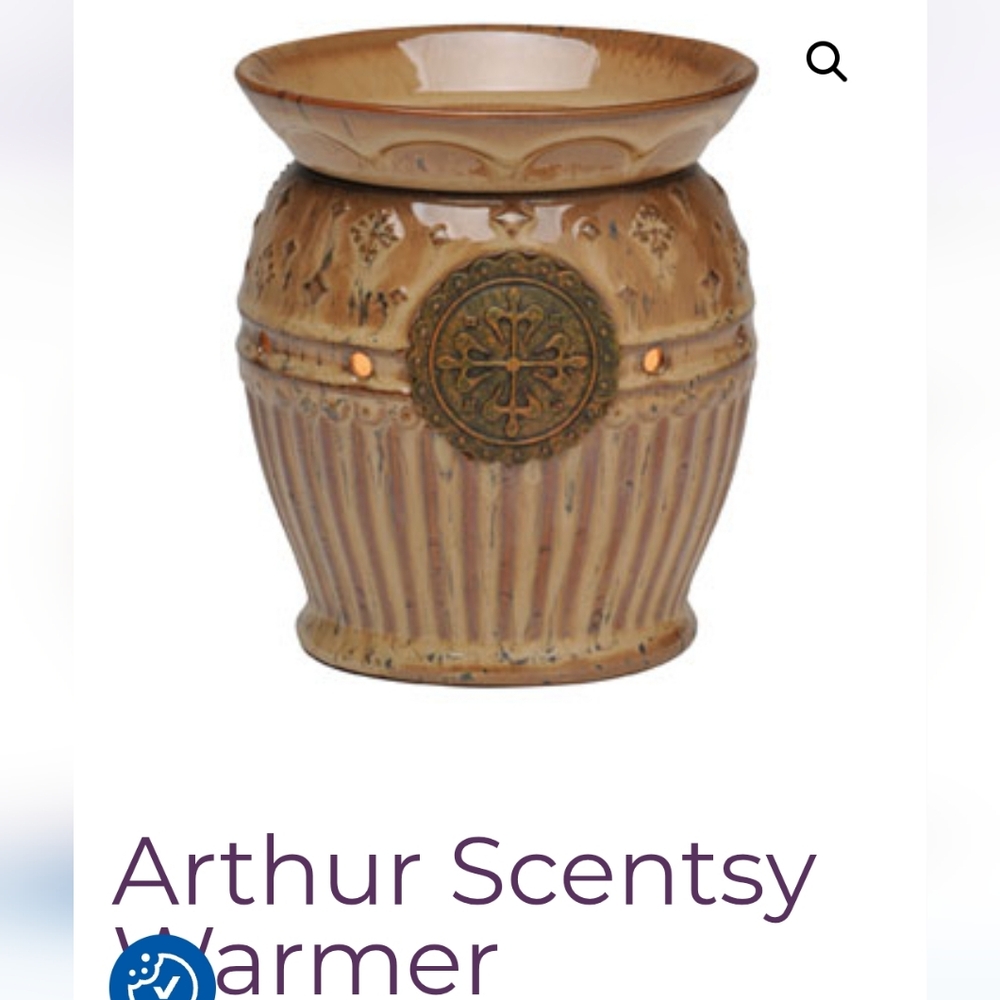 Scentsy Tan and Brown Accent Vases